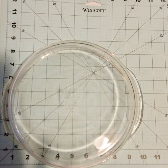 Pyrex Glass Round Baking Dish Cake Pie Handles 9 inch - Picture 4 of 4